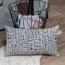 Μαξιλαροθήκη Letters 11 - 45x45cm με Γέμιση