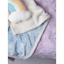Κουβέρτα Λίκνου Flannel Fleece 80x90 sky Girl