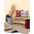 Διακοσμητικο Καλάθι με Χερουλια Home Décor 30x40 Fountain Bordeaux