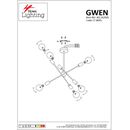 Kq 2629/6 Gwen Black Pendant δ4