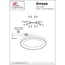 Se led 80 Amaya Ceiling Brushed Gold δ3