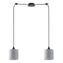 Se21-bl-b10-bl2-sh2 Adept Pendant Grey Shade Pendant +