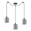 Se21-bl-b10-bl3-sh2 Adept Pendant Grey Shade Pendanr+