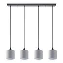 Se21-bl-b10-4bl-sh2 Adept Pendat Grey Shade Pendant+