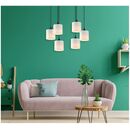 Se21-bl-b10-bl6-sh1 Adept Pendant White Shade Pendant +