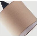 Se21-bl-b10-3bl-Sh123 Adept Flex  White, Grey, Brown Fabric Shade Pendant+