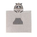 Poncho Kids Bath Racoon