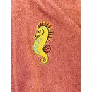 Μπουρνούζι με Κουκούλα Kids Bath Tami Peach 4-6