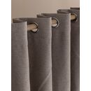 Κουρτίνα με Τρουκς 140x260 Cress Beige