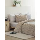 Σετ Σεντόνια Υπέρδιπλα Flannel Beauty 240x265 Fb0225 Χωρίς Λάστιχο