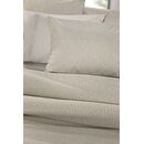 Σετ 4τμχ Σεντόνια Mira Cement Flannel με Λάστιχο 165x200+35 guy Laroche  100% Cotton Flannel