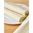 Σετ 6 Πετσέτες Φαγητού Formal Dinner 50x50 Water Ivory