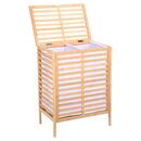 Estia Καλαθι Απλυτων Bamboo Essentials 60lt Διπλο