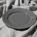 Estia Πιατο Ρηχο Athénée Πορσελανινο Αναγλυφο 27cm Grey