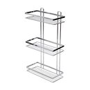 Estia Εταζερα Elegant Μεταλλικη Ισια 3 Θεσεων 46x25x12.5cm Χρωμιου