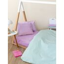 Σεντόνι Κούνιας 130x170 Totem Lilac Χωρίς Λάστιχο