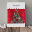 Christmas Terry Gift set (2 Ελατο) Προσωπου (50x90) Λευκο