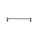 Estia Πετσετοθηκη Επιτοιχια Bamboo Essentials Μονη Μεταλλικη 9x65.4x5.2 Μαυρη