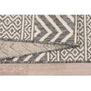 Χαλι Ethnik  7525d  Grey-Ecru - 133x190   με το Mέτρο