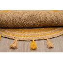 Χαλι Delhi Χειροποιητο Nat.yellow Me003 - 120x120   με το Mέτρο