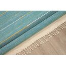 Χαλι Ribella Χειροποιητο 700 Blue - 070x140   με το Mέτρο