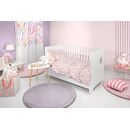 Σετ 3τμχ Βρεφικά Σεντόνια Letters Pink 115x170 guy Laroche  100% Cotton