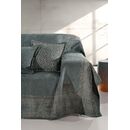 Ριχτάρι Καναπέ Perth Petrol (Διθέσιος) 180x250 guy Laroche  37% Cotton-21%polyester-42% Acrylic