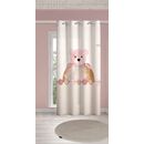 Παιδική & Βρεφική Κουρτίνα Soft-Touch Teddy Rose με Τρουκς 160x240 Saint Clair Rose 100% Πολυεστέρας