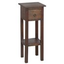 Classic Stand - Τραπεζάκι Βοηθητικό H.65cm - 1 Συρτάρι, Ξύλο Sheesham Καρυδί
