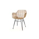 Καρέκλα Τραπεζαρίας με Μπράτσα Marea Black Legs (57x60x82) Soulworks 0300087
