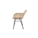 Καρέκλα Τραπεζαρίας με Μπράτσα Marea Black Legs (57x60x82) Soulworks 0300087