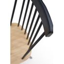 Καρέκλα Τραπεζαρίας Kristie Natural/navy Blue (42x52x87) Soulworks 0600005