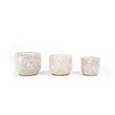 Κεραμικό Κηροπήγιο Mingi White Classic Small (11x11x10) Soulworks 0630065