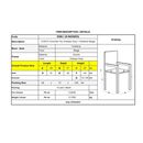 Costa Πολυθρόνα Dining Αλουμινίου, Απόχρωση Antique Grey - Textilene Μπεζ