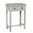 Maison Console Έπιπλο Κονσόλα 1 Συρτάρι, Ξύλο Mango Antique Άσπρο