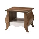 Scarlet Τραπεζάκι Σαλονιού Καθιστικού, Απόχρωση Antique oak - Άσπρο