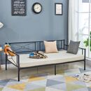 Queen Daybed Κρεβάτι Μέταλλο Βαφή Μαύρο