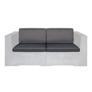 Concrete set Μαξιλάρια Καναπέ Γκρι Ύφασμα Water Repellent 4 Tεμάχια
