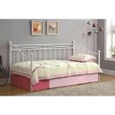 Marin Set: Daybed με Στρώμα 90x190 + Βοηθητικό Κρεβάτι με Στρώμα 85x185 Μέταλλο Άσπρο