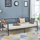 Queen Daybed Κρεβάτι Μέταλλο Βαφή Μαύρο