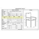 Lara-ii Πολυθρόνα Dining Στοιβαζόμενη, alu Silver, pp Tortora