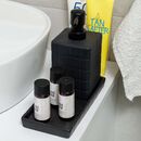 Estia Αντλια Σαπουνιου Tiles Κεραμικη 450ml 7.5x15cm Μαυρη