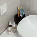 Estia Ποτηρακι Μπανιου Tiles Κεραμικο 7.5x11cm Μαυρο