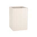 Estia Ποτηρακι Μπανιου Tiles Κεραμικο 7.5x7.5x11cm Λευκο