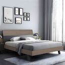 Vanity Κρεβάτι Διπλό, για Στρώμα 160x200cm, Απόχρωση Sonoma oak-Grey