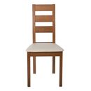 Miller Καρέκλα Οξιά Aroma Beech, pvc Εκρού