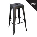 Relix Σκαμπό bar-pro H.67cm, Στοιβαζόμενο, Μέταλλο Βαφή Antique Black