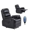 Comfort Massage Πολυθρόνα Relax, Σαλονιού - Καθιστικού, pu Μαύρο