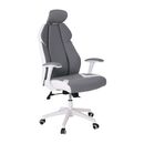 Bf8300 Πολυθρόνα Γραφείου Διευθυντή, Microfiber Γκρι pu Άσπρο