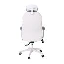 Bf8300 Πολυθρόνα Γραφείου Διευθυντή, Microfiber Γκρι pu Άσπρο